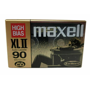 Maxell XLII 90 Minutes High Bias Blank Audio Cassette Tape New Sealed ~ Trl1#372